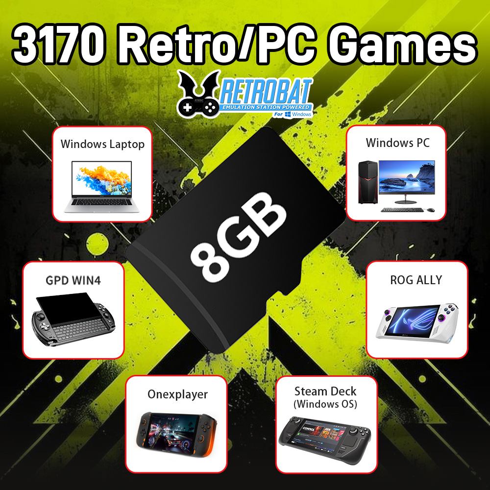 Gaming Console Latest - Игровая TF-карта 8 ГБ с 3170